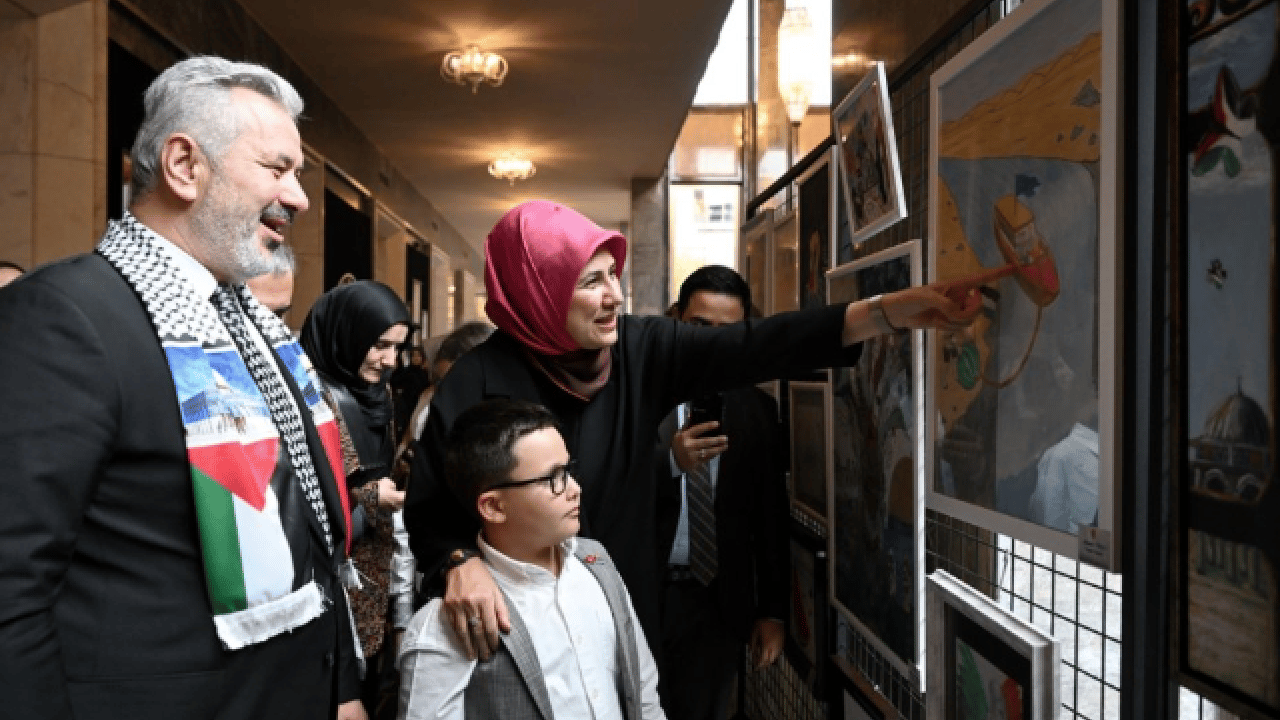 Foto - Hilalin ışığında Gazze! TBMM'de Gazze konulu sanat sergisi