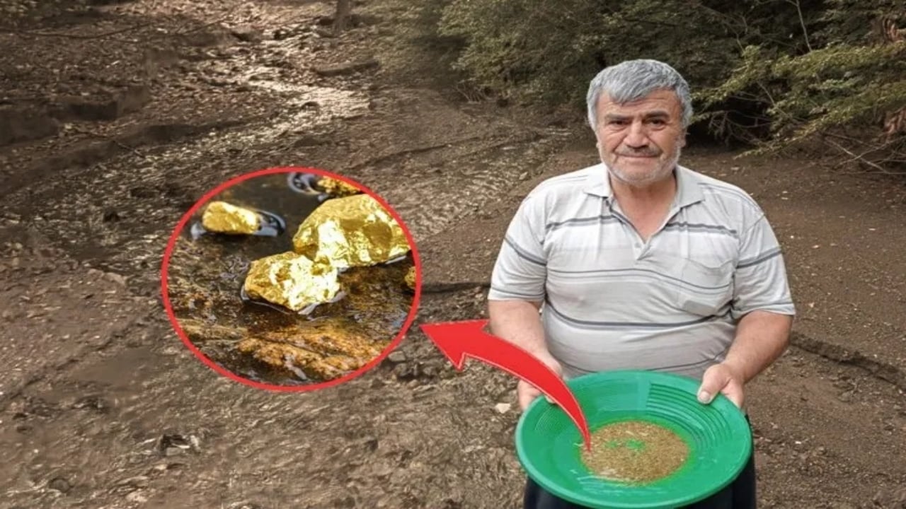 Foto - Hobi diye başladı, İstanbul’un göbeğinde saatte 2 gram altın çıkardı! Dereleri karış karış arıyor, haftada tam 13 gram buluyor