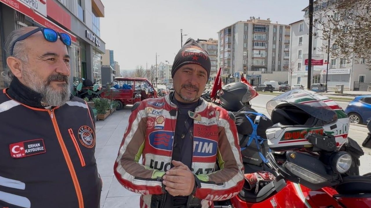 Foto - Hollanda'dan Umre yolculuğu İki teker üzerinde binlerce kilometre yol yaptılar