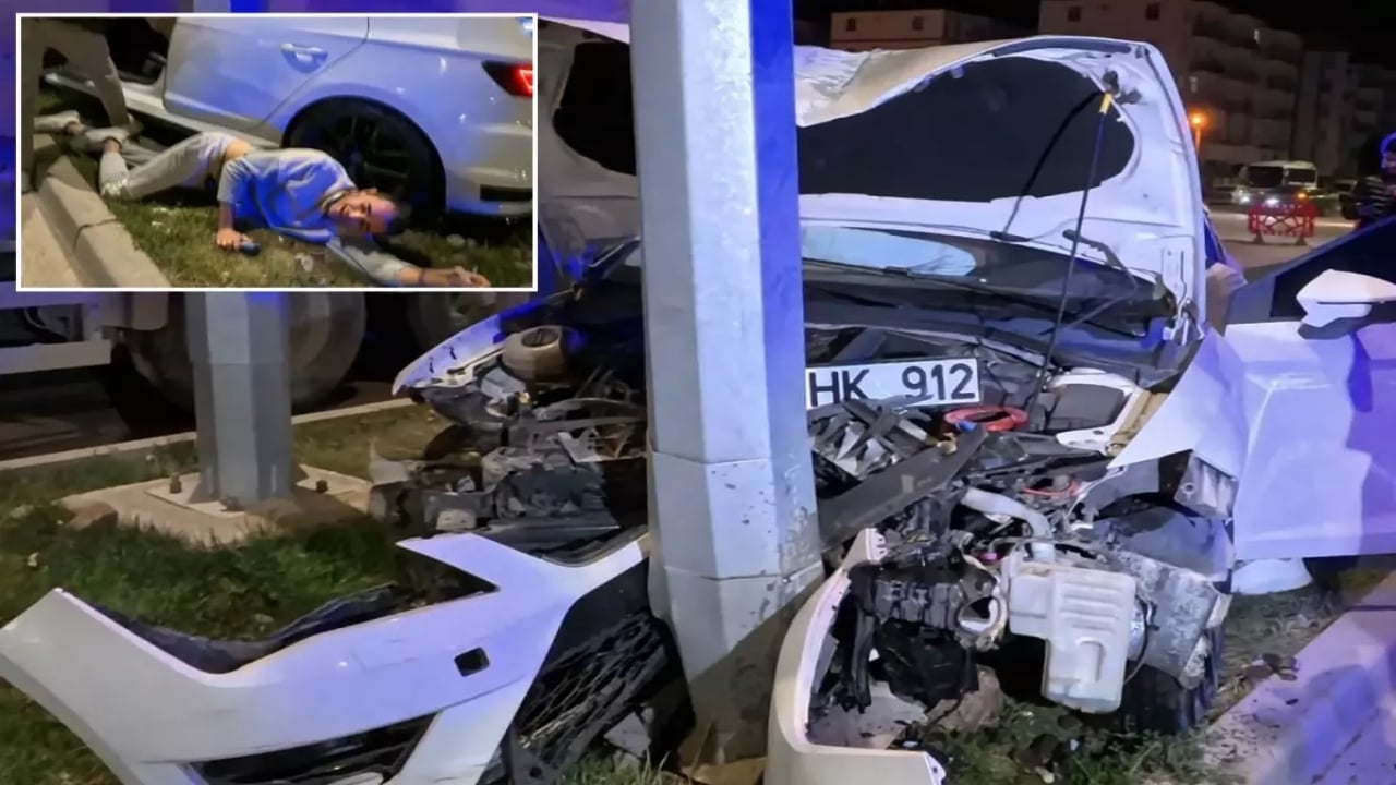 Hurdaya dönen araçtan çıktı, ilk sözü şaşkına çevirdi