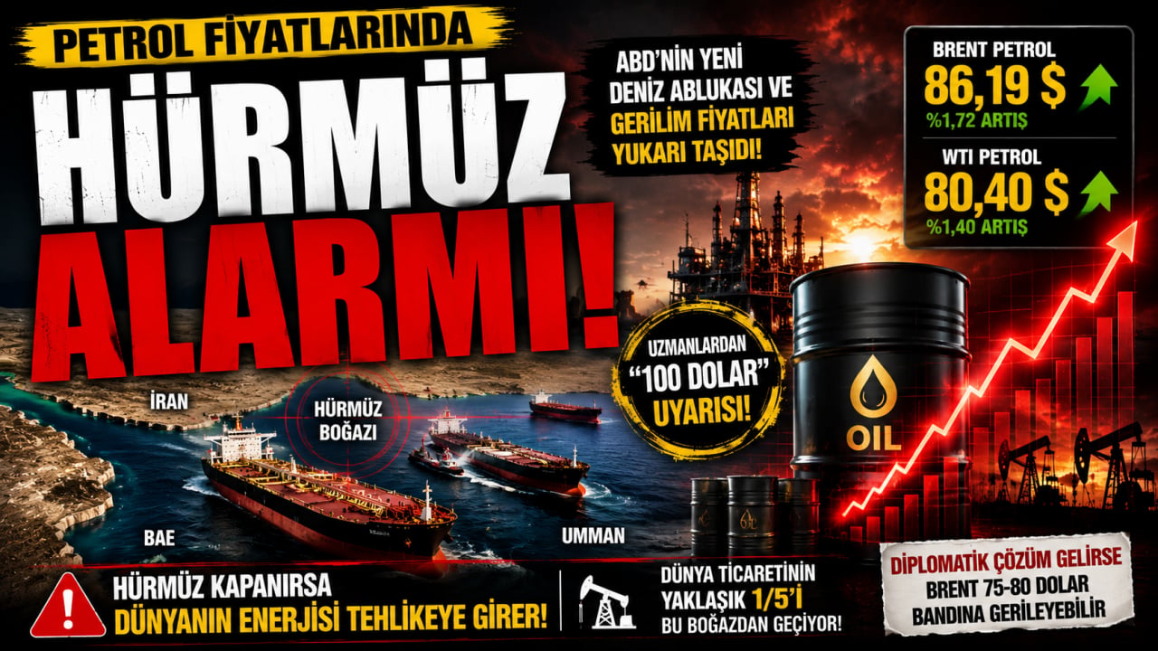 Hürmüz alarmı! Petrol yeniden tırmanışta