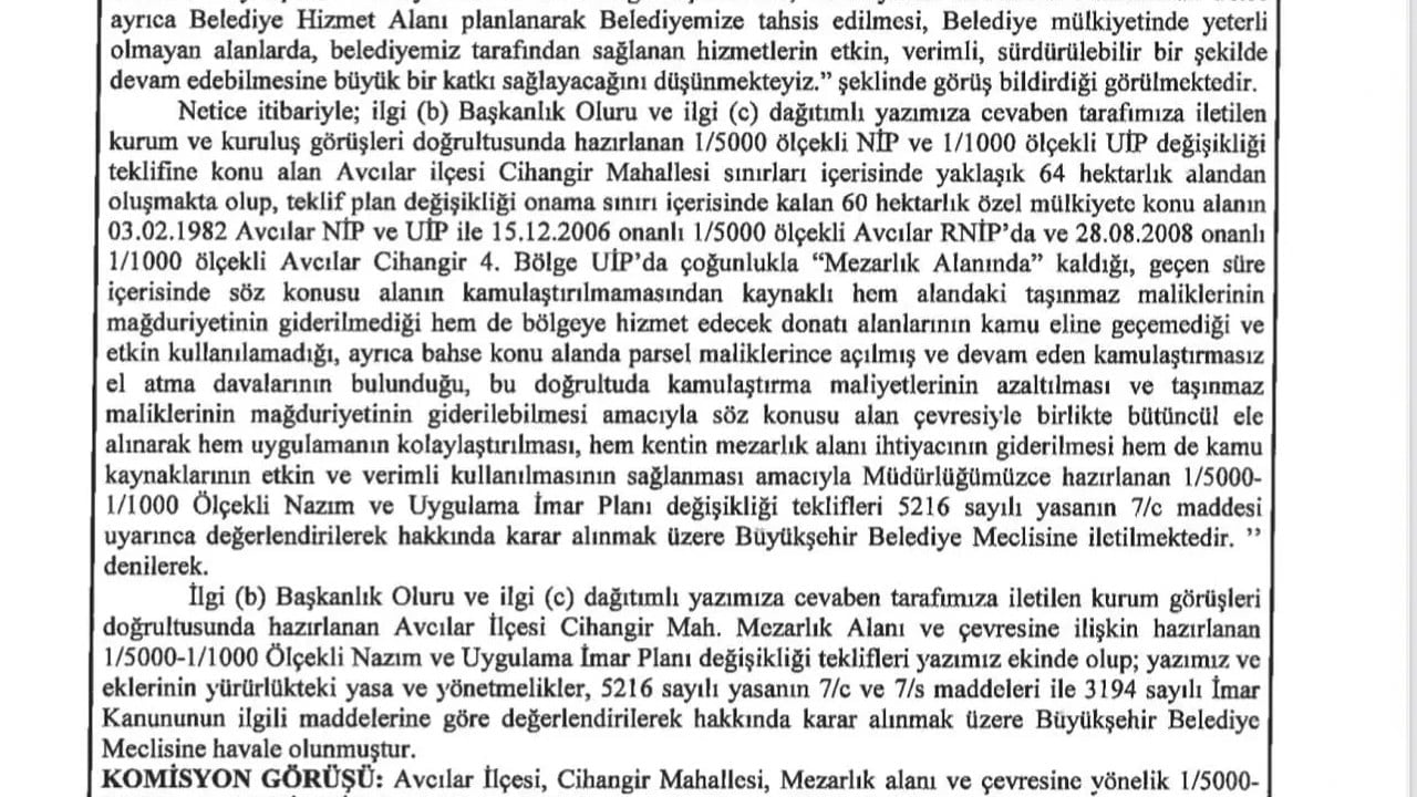 Foto - İBB'nin şok edecek kararı mezarlığı imara açtı! Dev rant: 10 milyar TL'lik skandal, net bir şekilde araştırılması gerekiyor