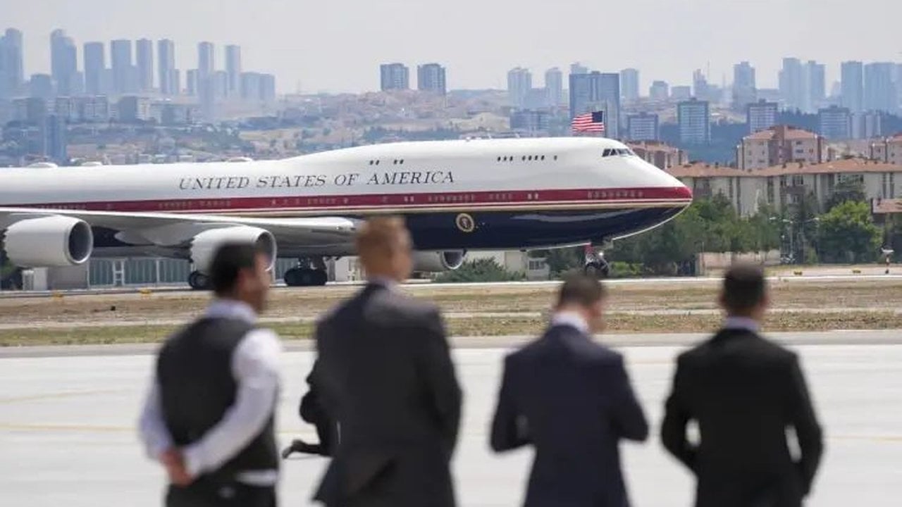 Foto - İçinde yok yok! İşte Trump’ın Türkiye’ye geldiği 800 milyon dolarlık "uçan kalesi" 