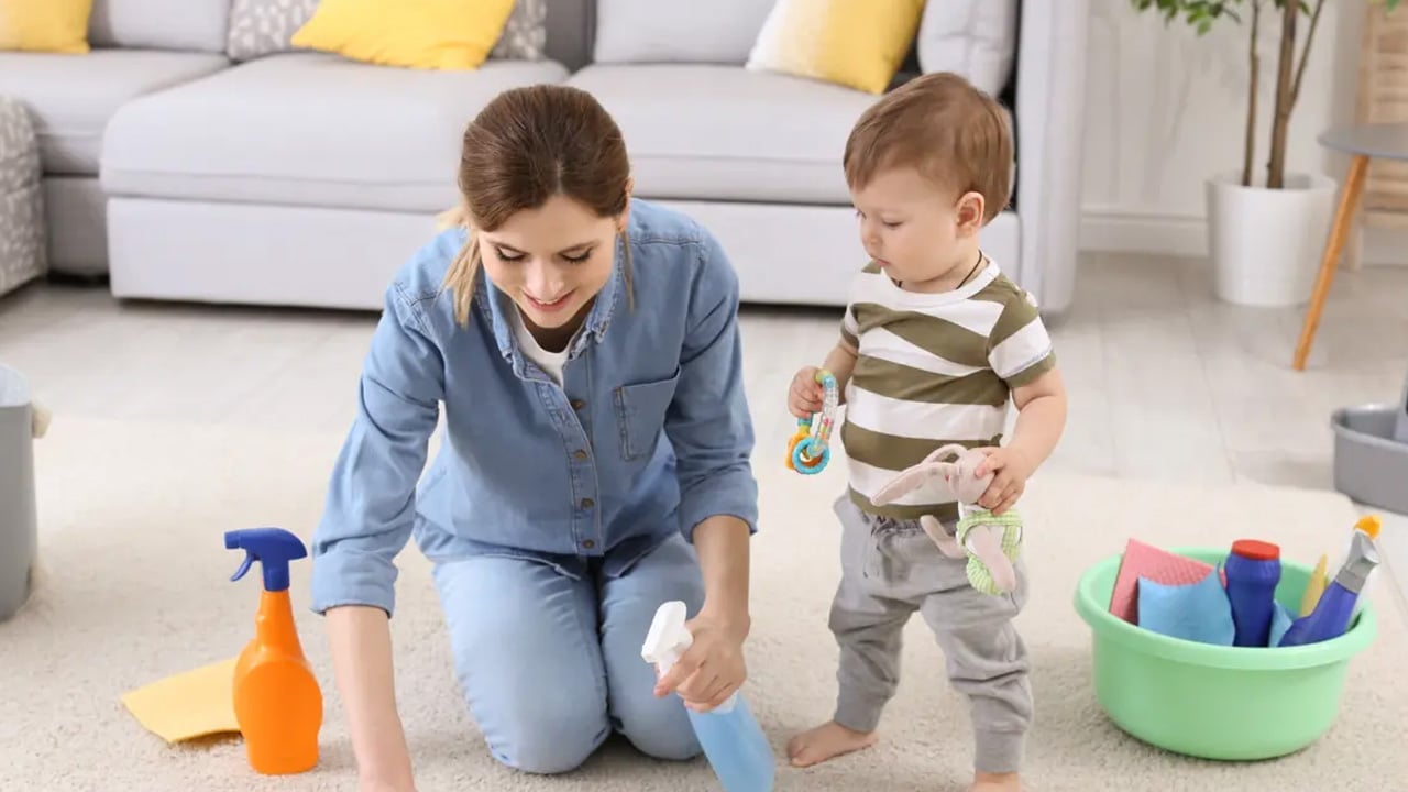 Foto - İçme suyu ile halıları silerken suyun içine 1 kapak ekleyin: Tertemiz yapıyor! Asıl unsuru elma, işlemi yapmayın 