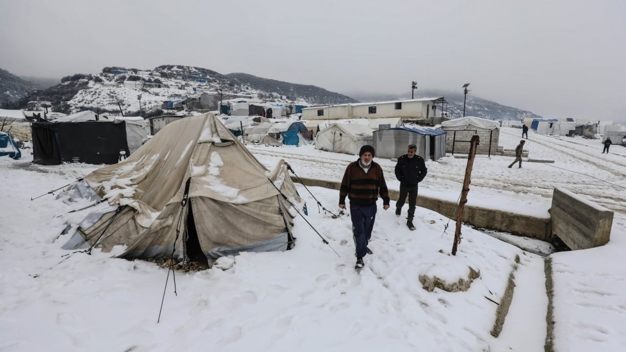 Foto - İdlip'te kar altında yaşam savaşı