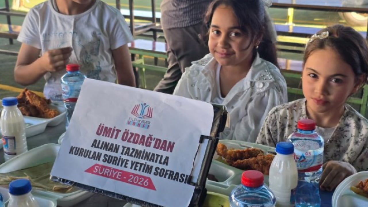 Foto - İftira atmış, mahkum olmuştu! Özdağ'ın tazminatı Suriye'de yetimlere sofra oldu