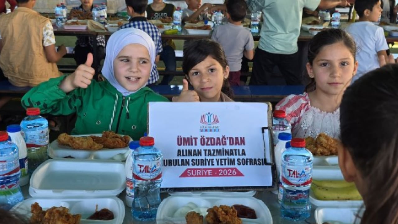 Foto - İftira atmış, mahkum olmuştu! Özdağ'ın tazminatı Suriye'de yetimlere sofra oldu