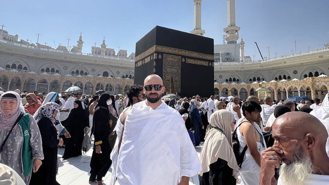 Foto - İki arkadaşın iki teker üstünde Umre yolculuğu