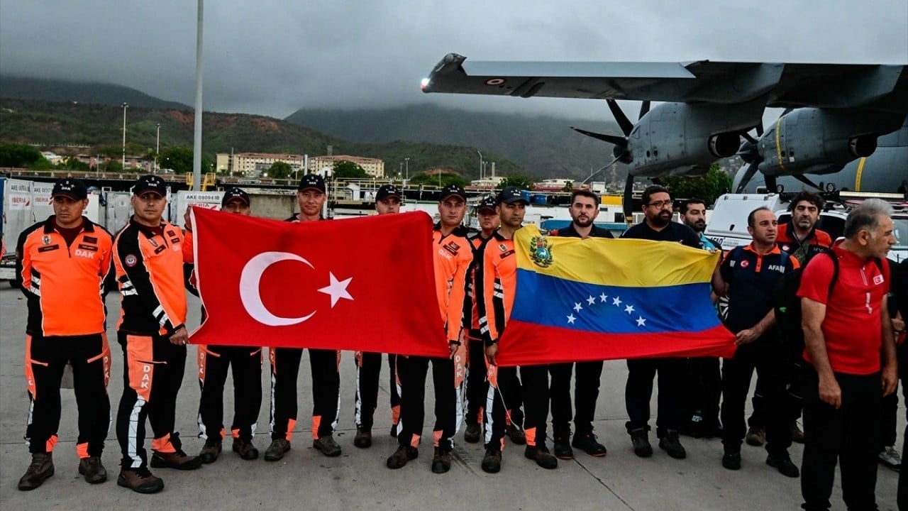 Foto - İki askeri nakliye uçağı Caracas’a indi Türkiye’nin yardım eli Venezuela’ya ulaştı
