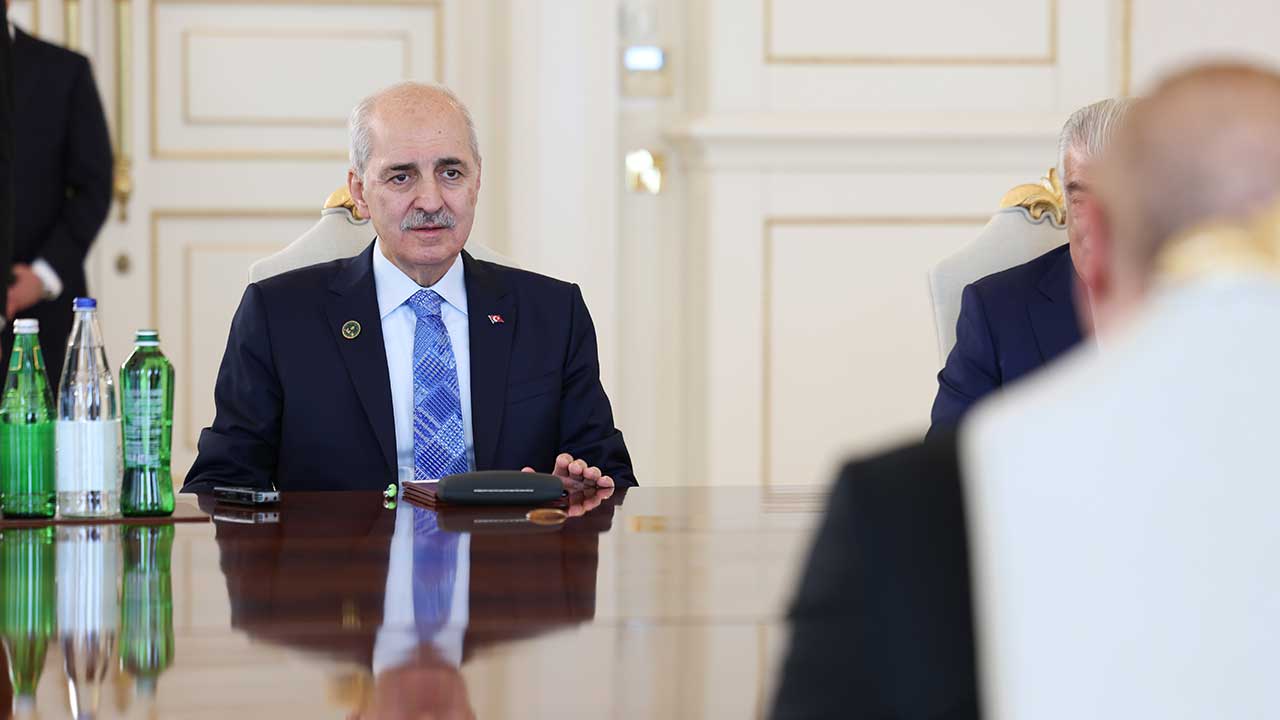 Foto - İlham Aliyev, Numan Kurtulmuş'u kabul etti
