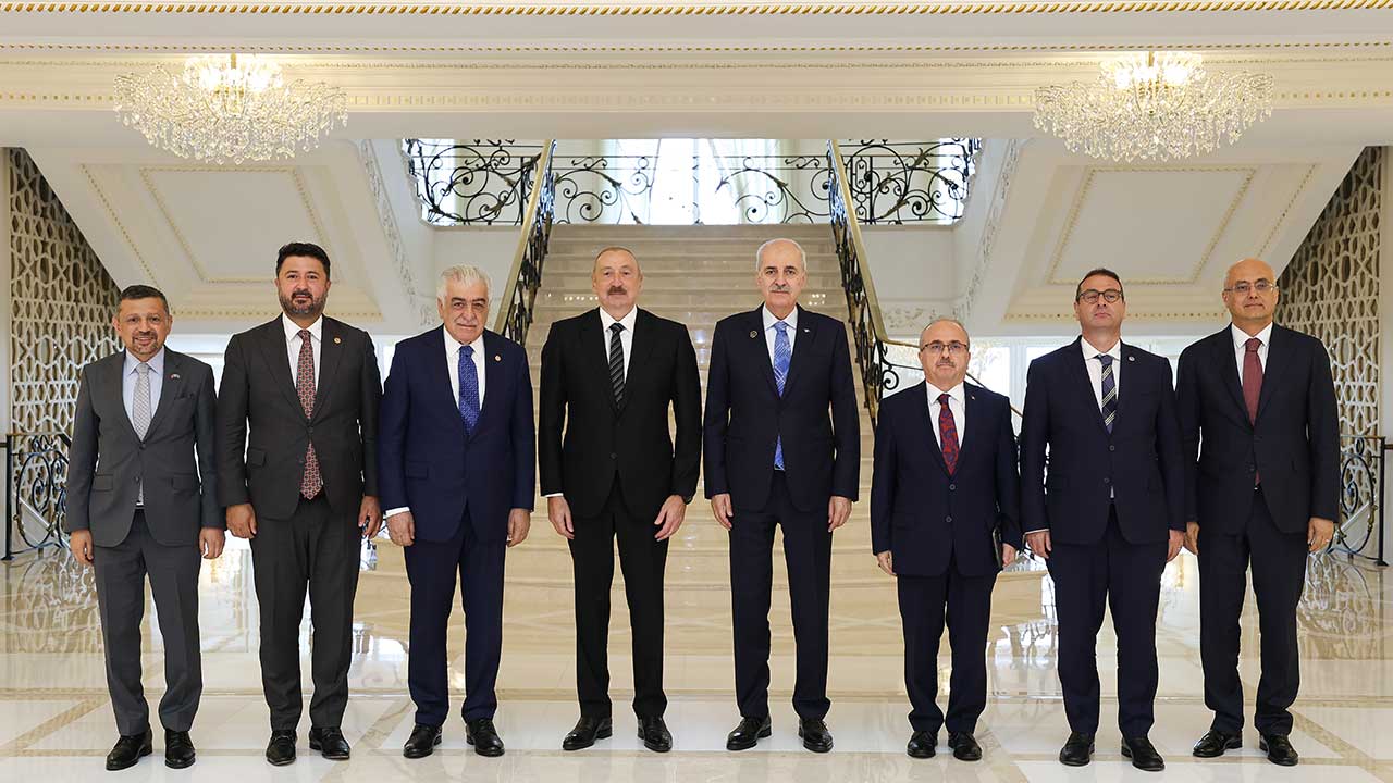 Foto - İlham Aliyev, Numan Kurtulmuş'u kabul etti