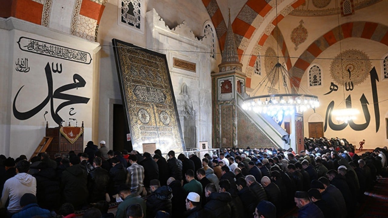 Foto - İlk teravihte doldu taştı Selimiye cemaatini cemaat camisini özlemiş