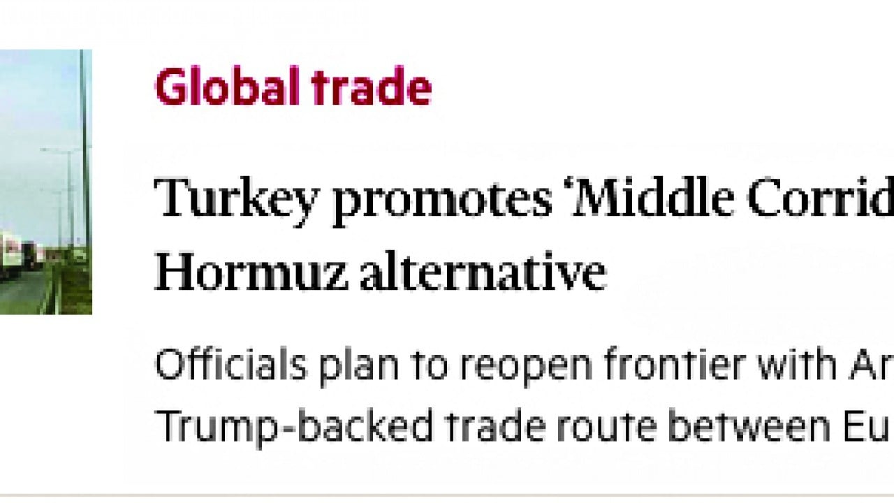 Foto - İngiliz ekonomi gazetesi Financial Times yazdı: Tek kurtuluş Türk koridoru