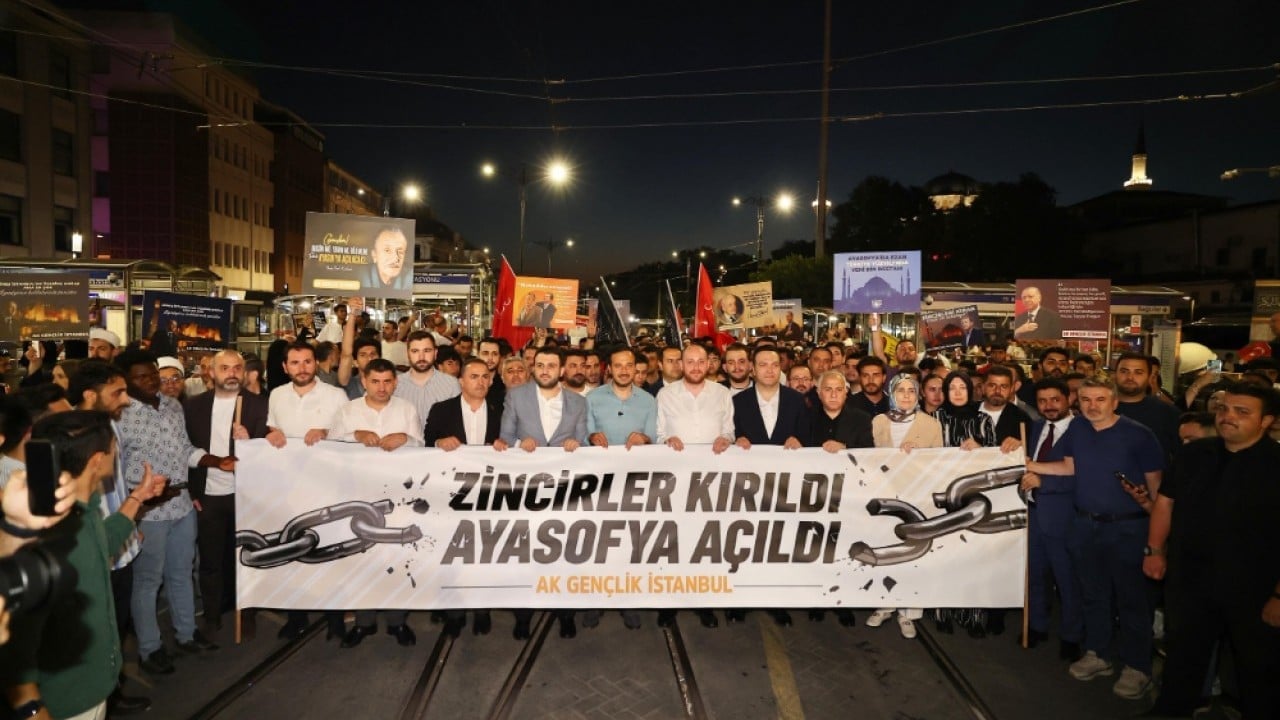 Foto - İnşaallah sıra Mescid-i Aksa'da! Ayasofya'nın özgürlüğü kutlu yürüyüşün müjdesi
