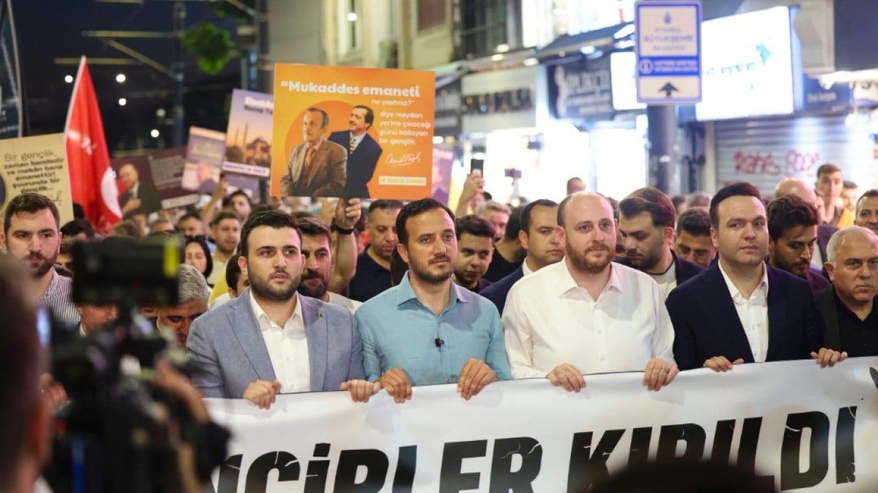Foto - İnşaallah sıra Mescid-i Aksa'da! Ayasofya'nın özgürlüğü kutlu yürüyüşün müjdesi