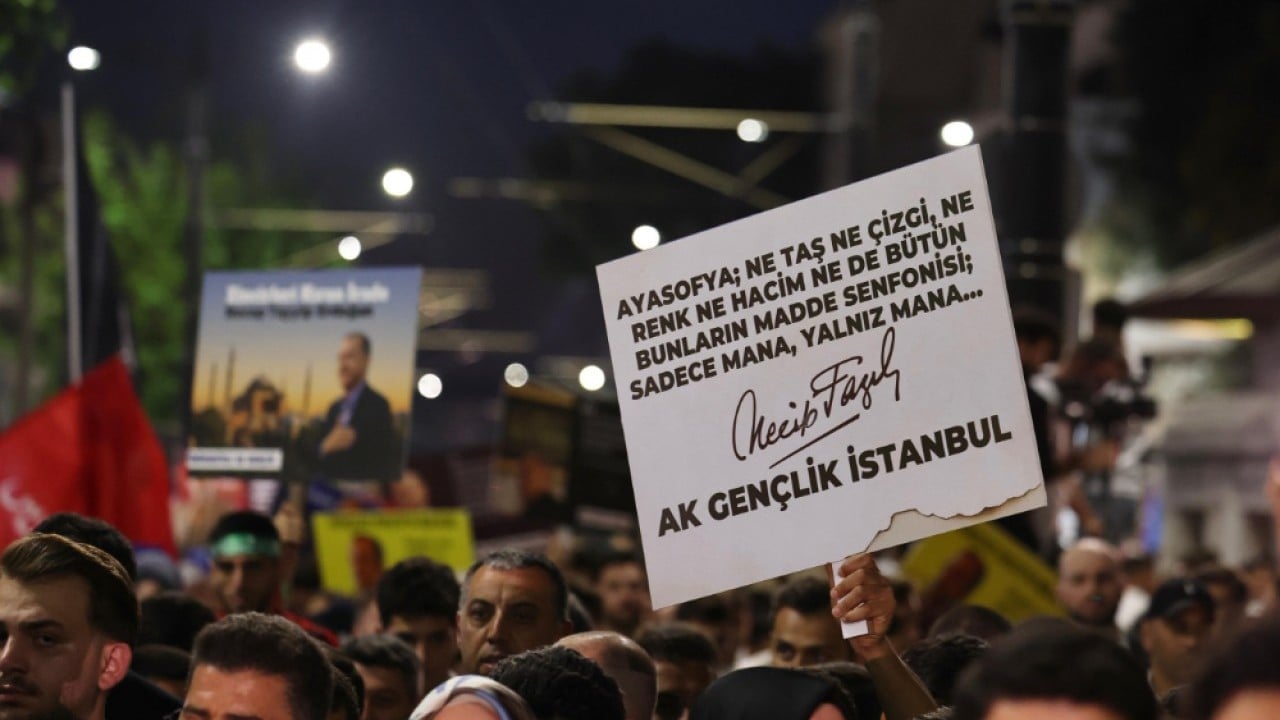 Foto - İnşaallah sıra Mescid-i Aksa'da! Ayasofya'nın özgürlüğü kutlu yürüyüşün müjdesi