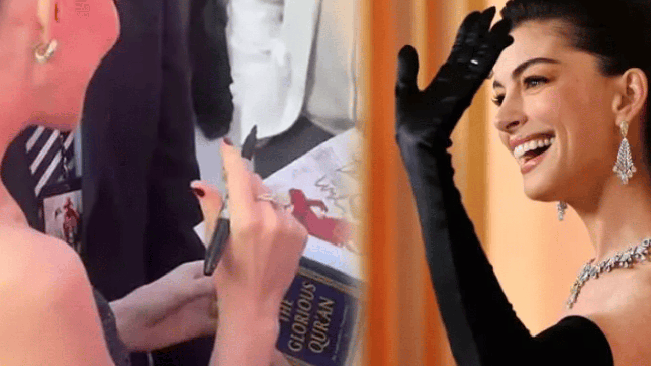 'İnşallah' diyerek gönülleri fethetmişti! Ünlü yıldıza Kuran-ı Kerim hediye edildi!