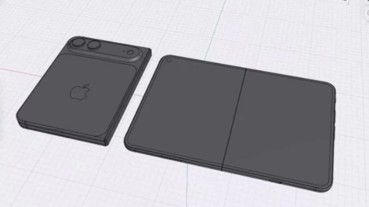 Foto - İphone'dan ters köşe: Katlanabilir İphone böyle görünecek!