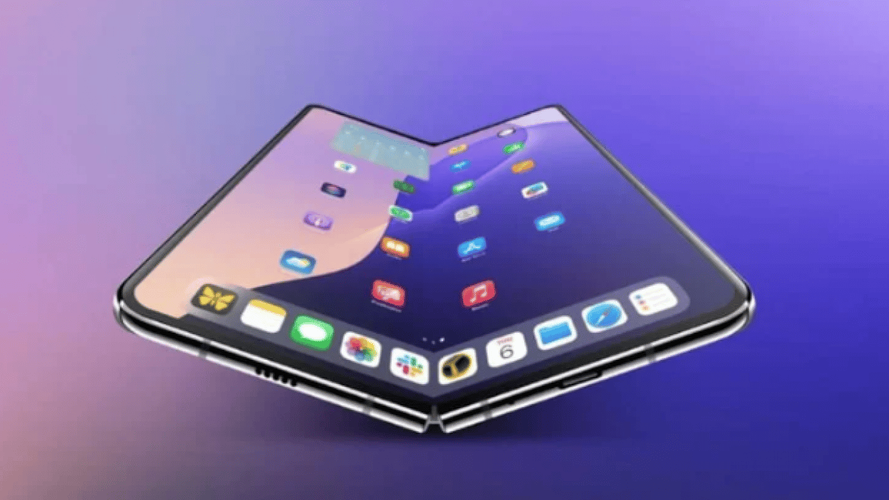 İphone'dan ters köşe: Katlanabilir İphone böyle görünecek!