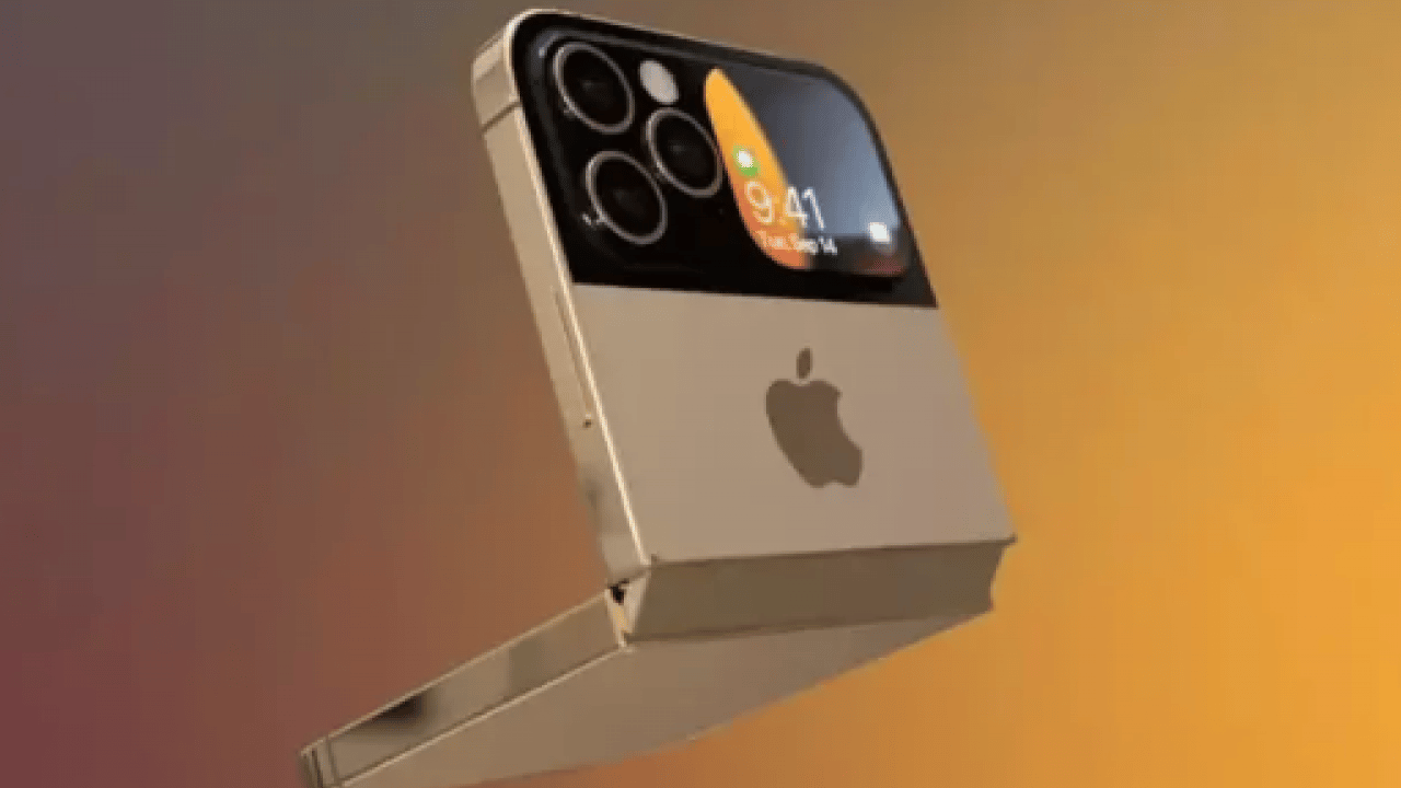 Foto - İphone'dan ters köşe: Katlanabilir İphone böyle görünecek!