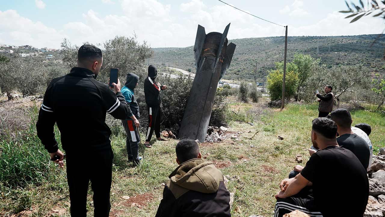 Foto - İran füzesi Filistin'e düştü!