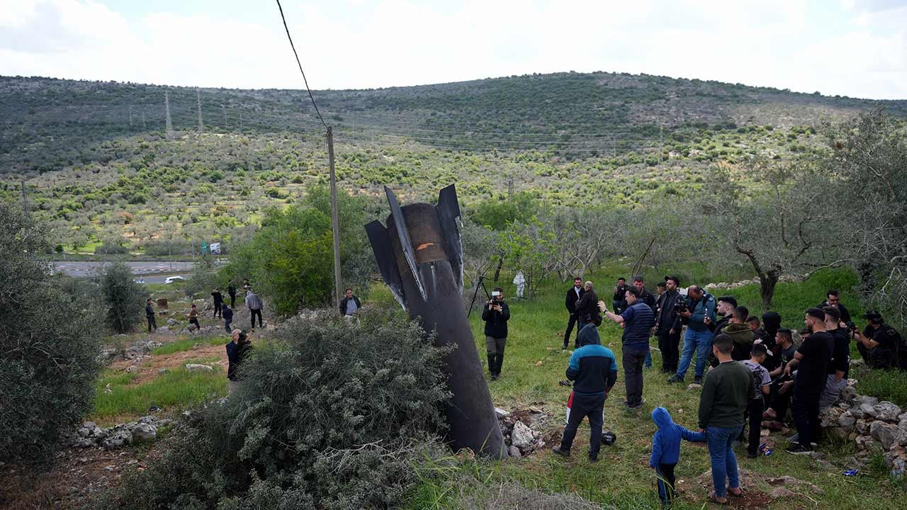 Foto - İran füzesi Filistin'e düştü!