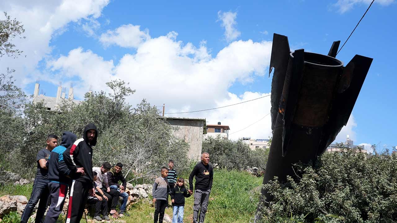 Foto - İran füzesi Filistin'e düştü!