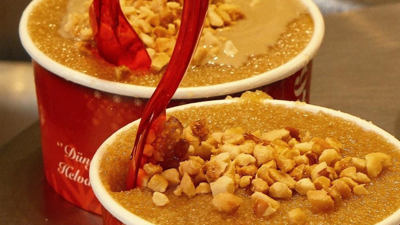 Foto - İrmik helvasını dondurmayla buluşturup dünyaya yediriyor