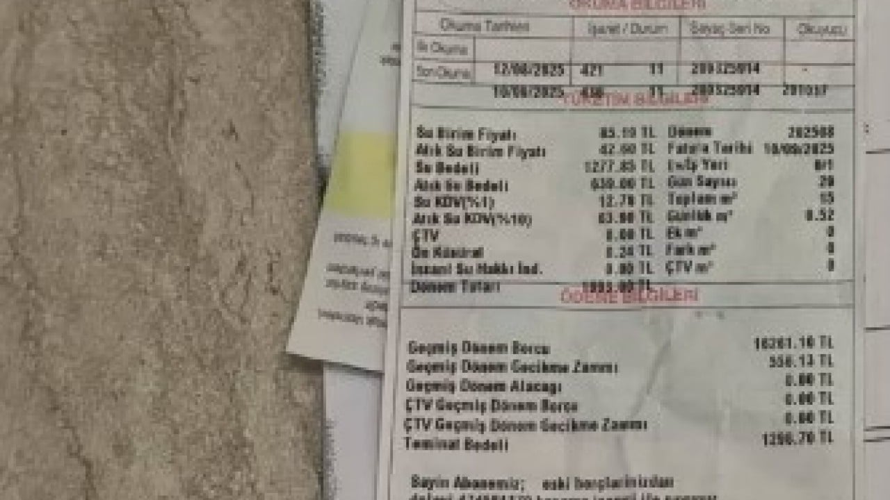 Foto - İSKİ'den gelen su faturası isyan ettirdi: Oto yıkamaya bu kadar gelmiyor