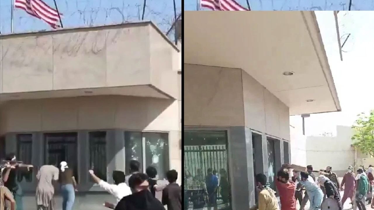 Foto - İslam ülkesinde ABD konsolosluğunu bastılar! Ölü ve yaralılar var