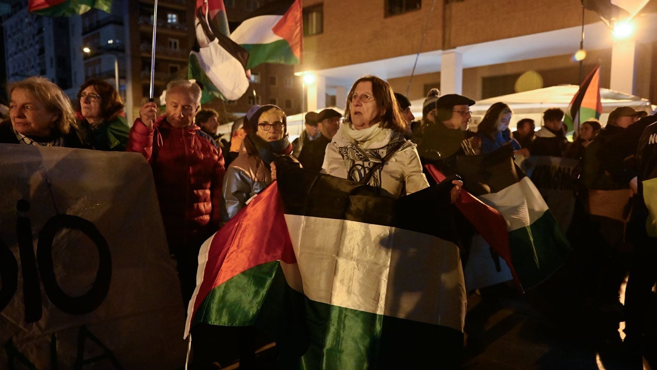 Foto - İspanya'da Maccabi Tel Aviv protesto edildi! Madrid sokaklarında "Özgür Filistin" sesleri