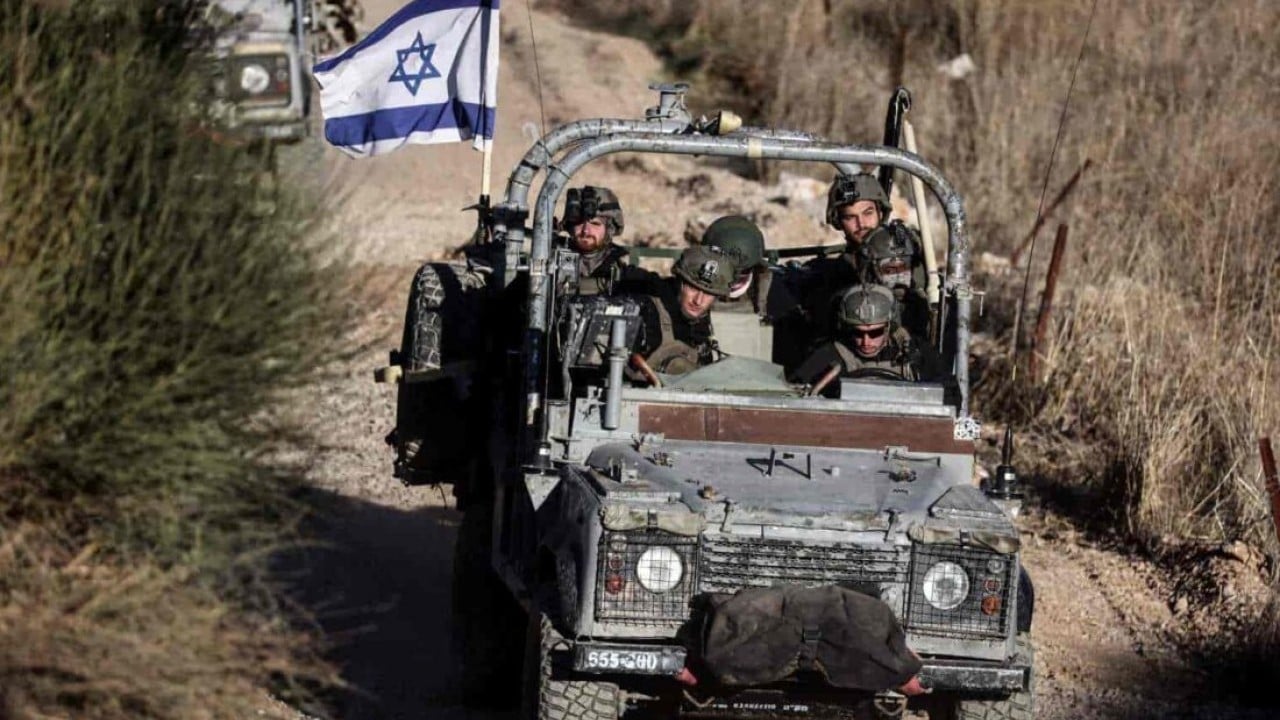 Foto - İsrail askerleri Kuneytra'da yeni bir kontrol noktası kurdu işgal provası