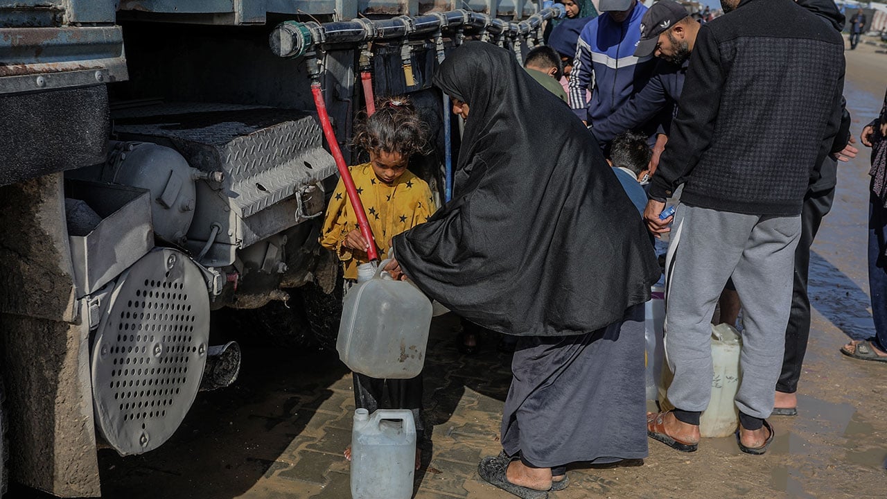 Foto - İsrail zulmü devam ediyor: Su krizi giderek büyüdü