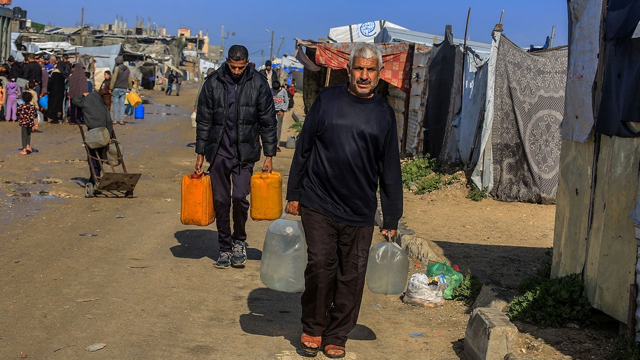 Foto - İsrail zulmü devam ediyor: Su krizi giderek büyüdü