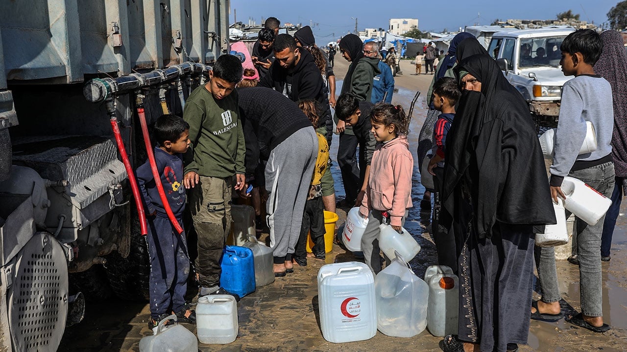 Foto - İsrail zulmü devam ediyor: Su krizi giderek büyüdü