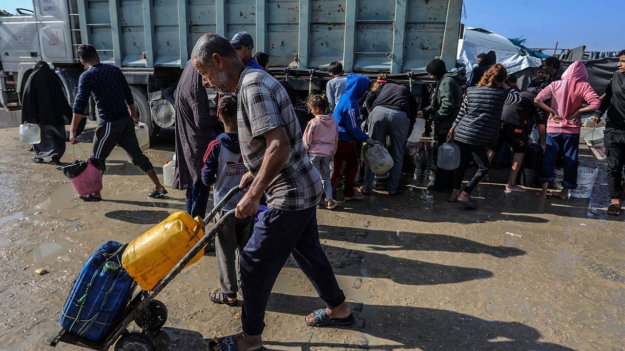 Foto - İsrail zulmü devam ediyor: Su krizi giderek büyüdü