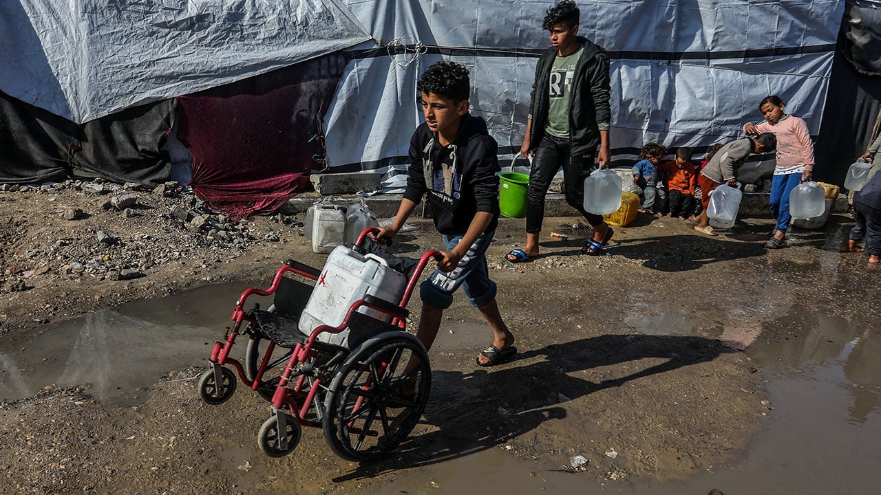 Foto - İsrail zulmü devam ediyor: Su krizi giderek büyüdü