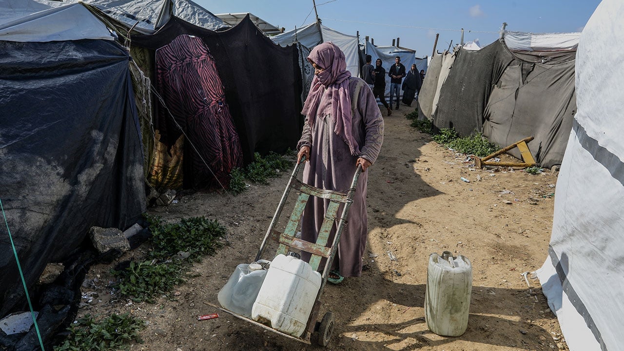 Foto - İsrail zulmü devam ediyor: Su krizi giderek büyüdü