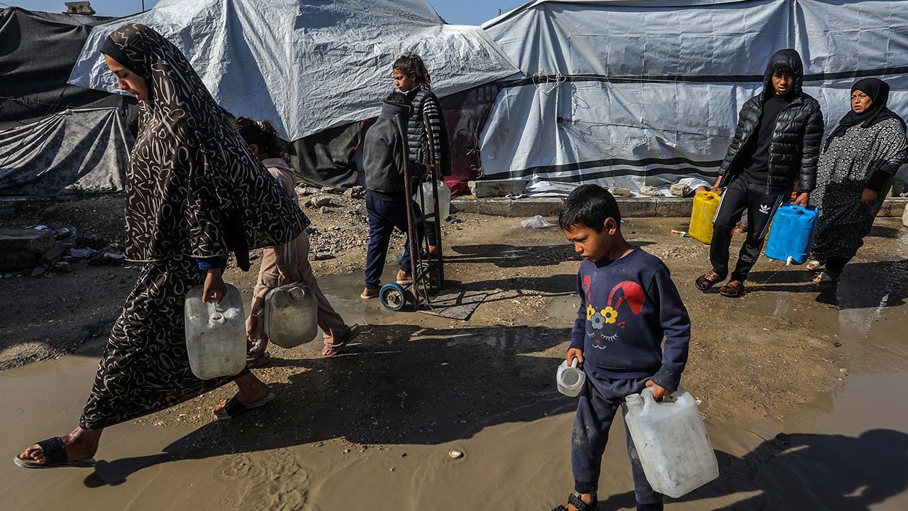 Foto - İsrail zulmü devam ediyor: Su krizi giderek büyüdü