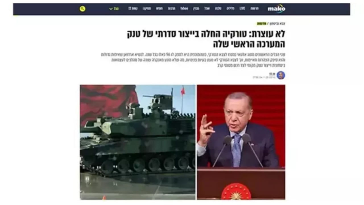 Foto - İsrail’de ALTAY tankı paniği! Alarma geçtiler