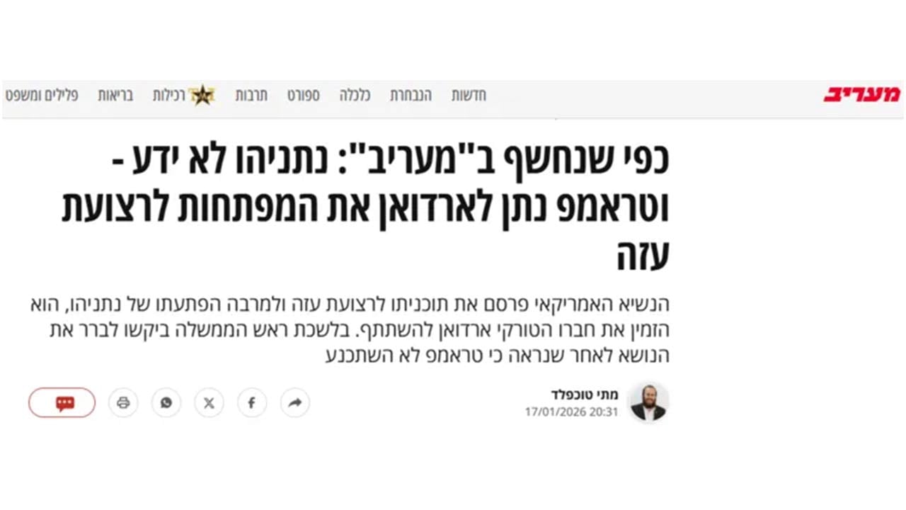 Foto - İsrail’de siyonistleri ayağa kaldıran itiraf! "Gazze’nin anahtarı Erdoğan’da"