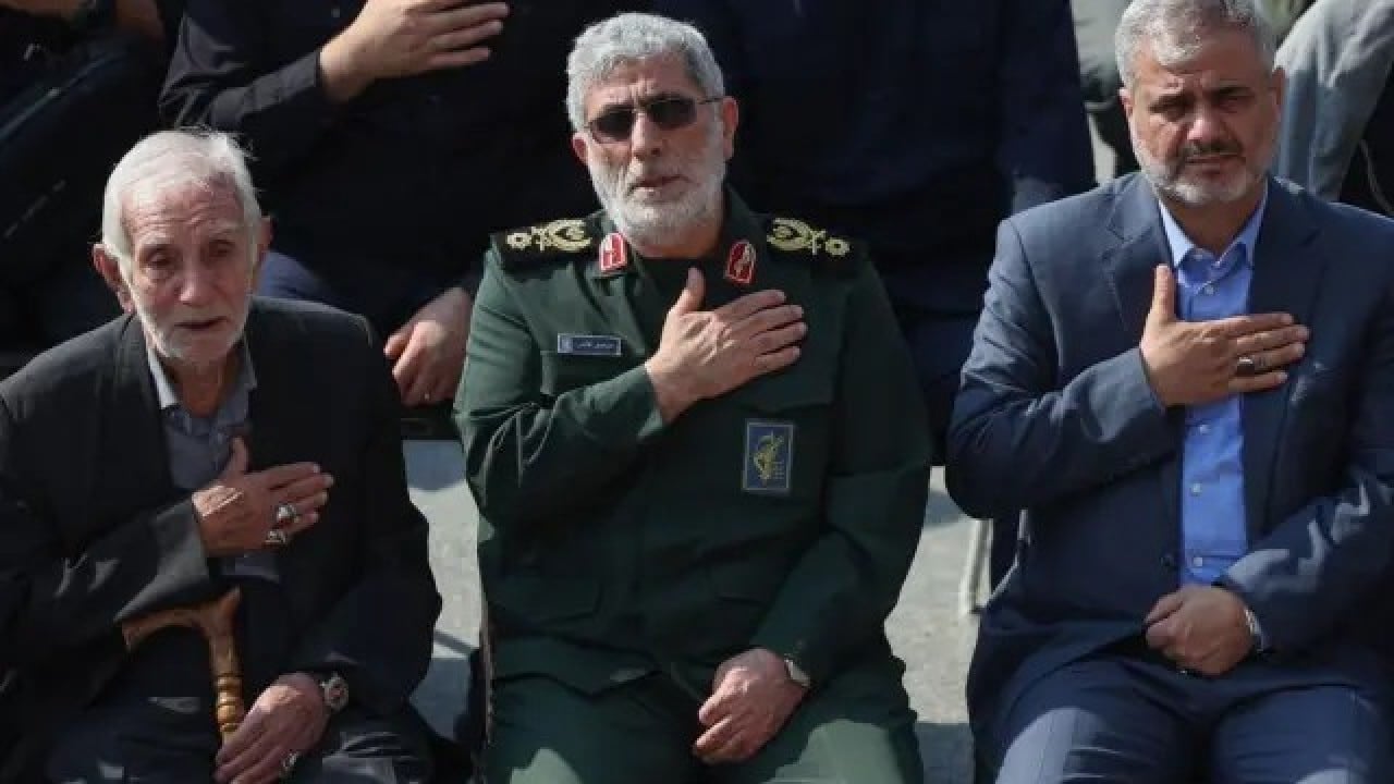 Foto - 'İsrail'e kaçtı, ortadan kayboldu' deniyordu! Ve İranlı komutan İsmail Kaani'den olay hamle geldi