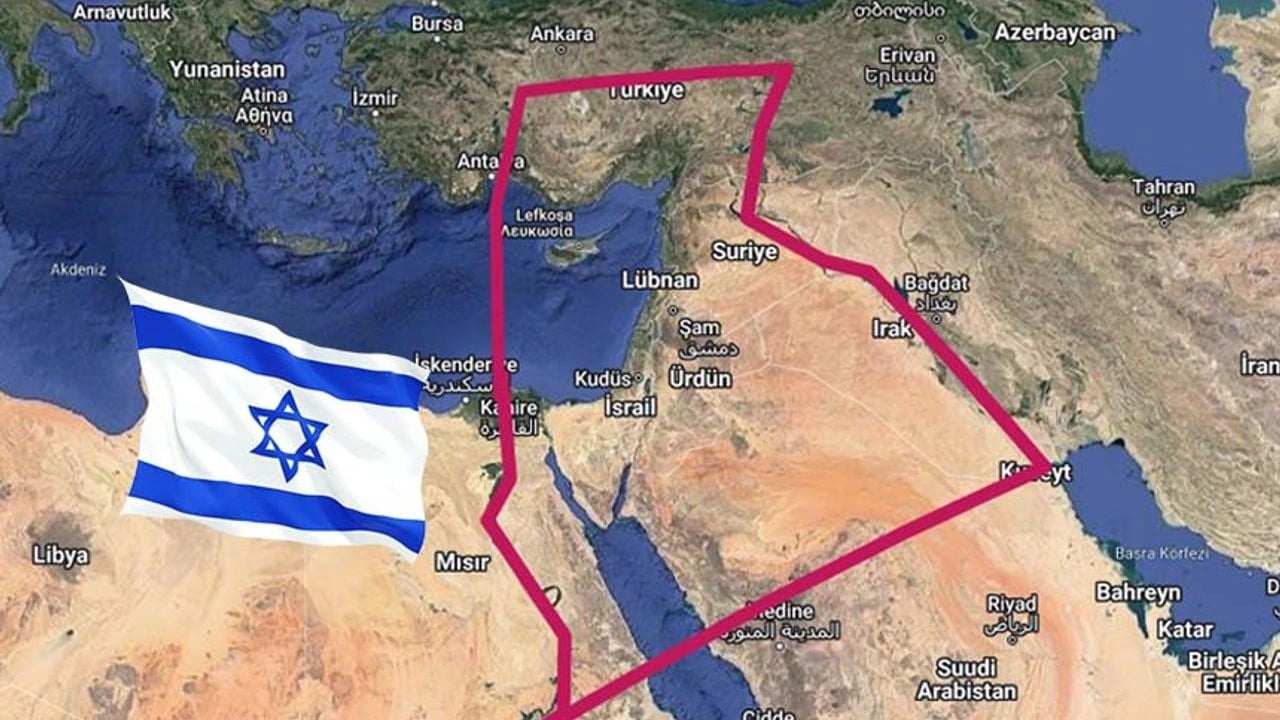 Foto - İsrail’in hedefinde hangi ülkeler var! Vaat edildiği söylenen toprakların sınırı Kur'an'da cevabı verilmiş