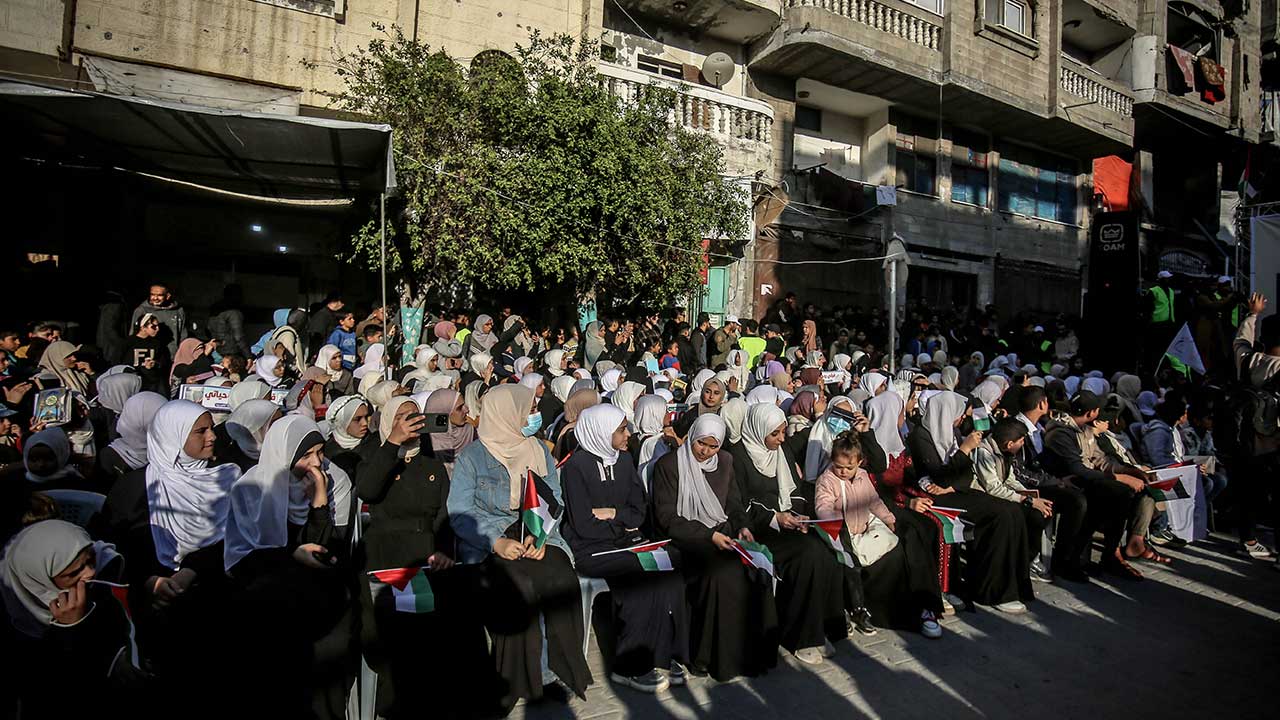 Foto - İsrail'in yakıp yıktığı Gazze’de 500 hafız için mezuniyet töreni düzenlendi 