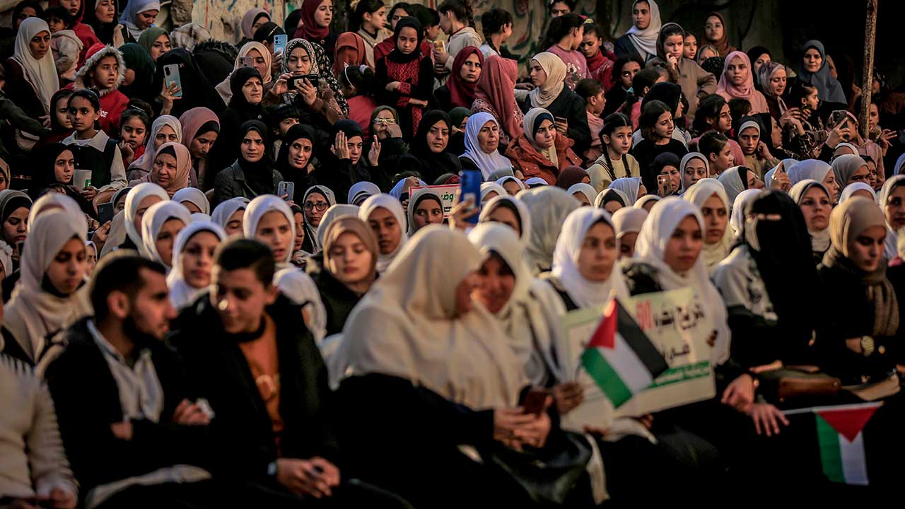 Foto - İsrail'in yakıp yıktığı Gazze’de 500 hafız için mezuniyet töreni düzenlendi 