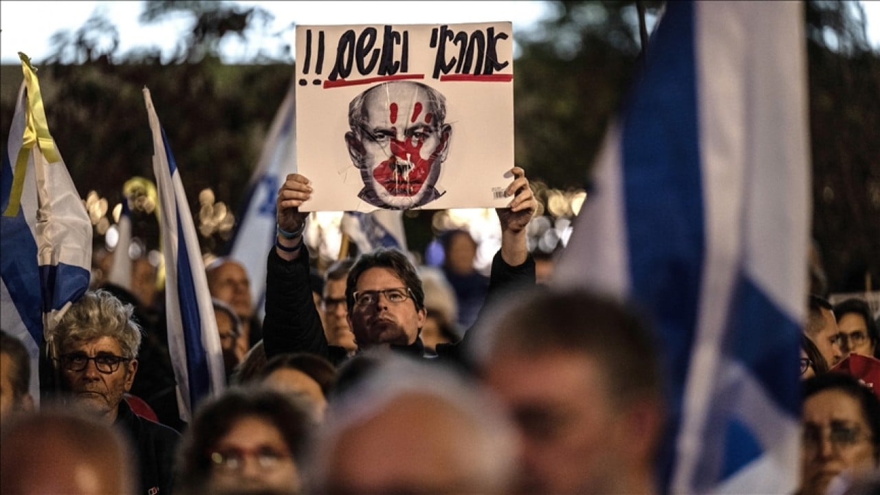 Foto - İsrailli muhalif Golan'dan Netanyahu'ya esirler konusunda 