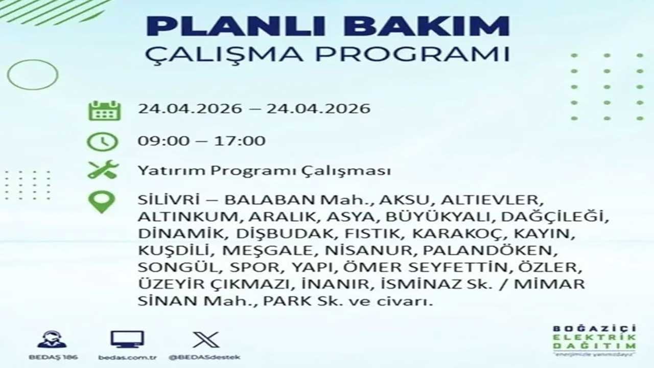 Foto - İstanbul'da milyonlarca kişiyi etkileyecek elektrik kesintisi uyarısı: BEDAŞ düğmeye bastı!