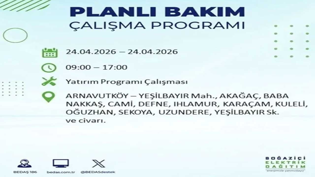 Foto - İstanbul'da milyonlarca kişiyi etkileyecek elektrik kesintisi uyarısı: BEDAŞ düğmeye bastı!