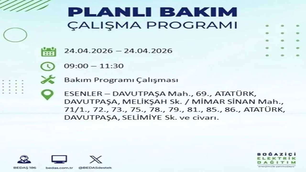 Foto - İstanbul'da milyonlarca kişiyi etkileyecek elektrik kesintisi uyarısı: BEDAŞ düğmeye bastı!