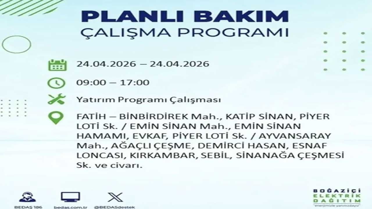Foto - İstanbul'da milyonlarca kişiyi etkileyecek elektrik kesintisi uyarısı: BEDAŞ düğmeye bastı!